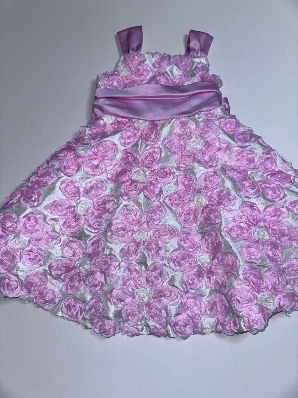 Beautiful Pink Dress Girls Youth Size 4: Great Condition Rare Editions #592